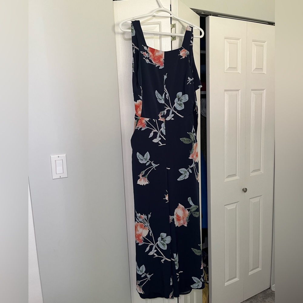 Wilfred Ecoulement Jumpsuit navy floral size 8